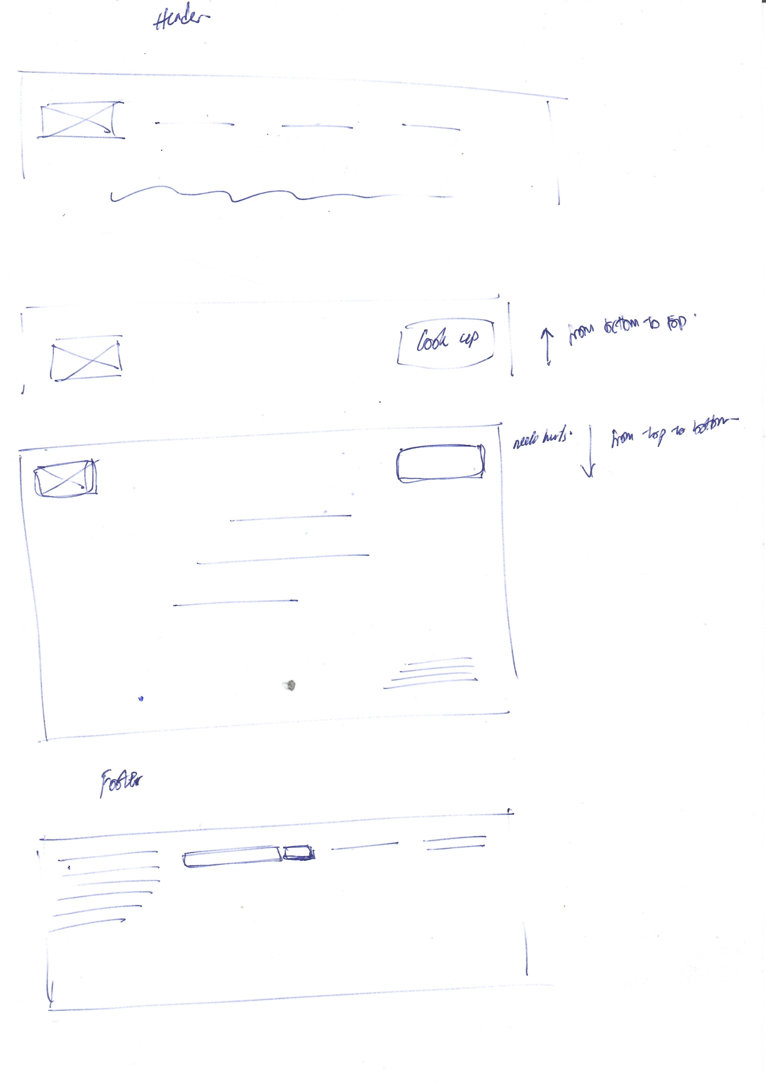 City Bird — Sketch of sign-up and navigation